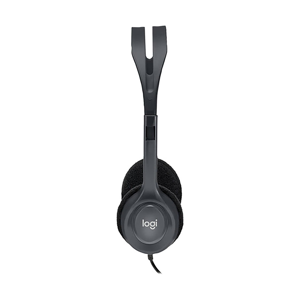 Logitech Stereo Headset H110 with Noise Cancelling Microphone - Bulk Packaging - 3.5mm Dual Plug Wired Headset - Image 2