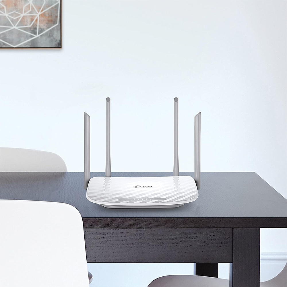 TP-LINK AC1200 DUAL BAND WIFI ROUTER ARCHER C50(2.4 GHz 5 GHz) 4G White - Image 4