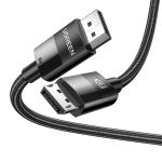 UGREEN DP TO DP 1.4 8K PLASTIC CASE BRAIDED CABLE 3 METER DP114 80393B