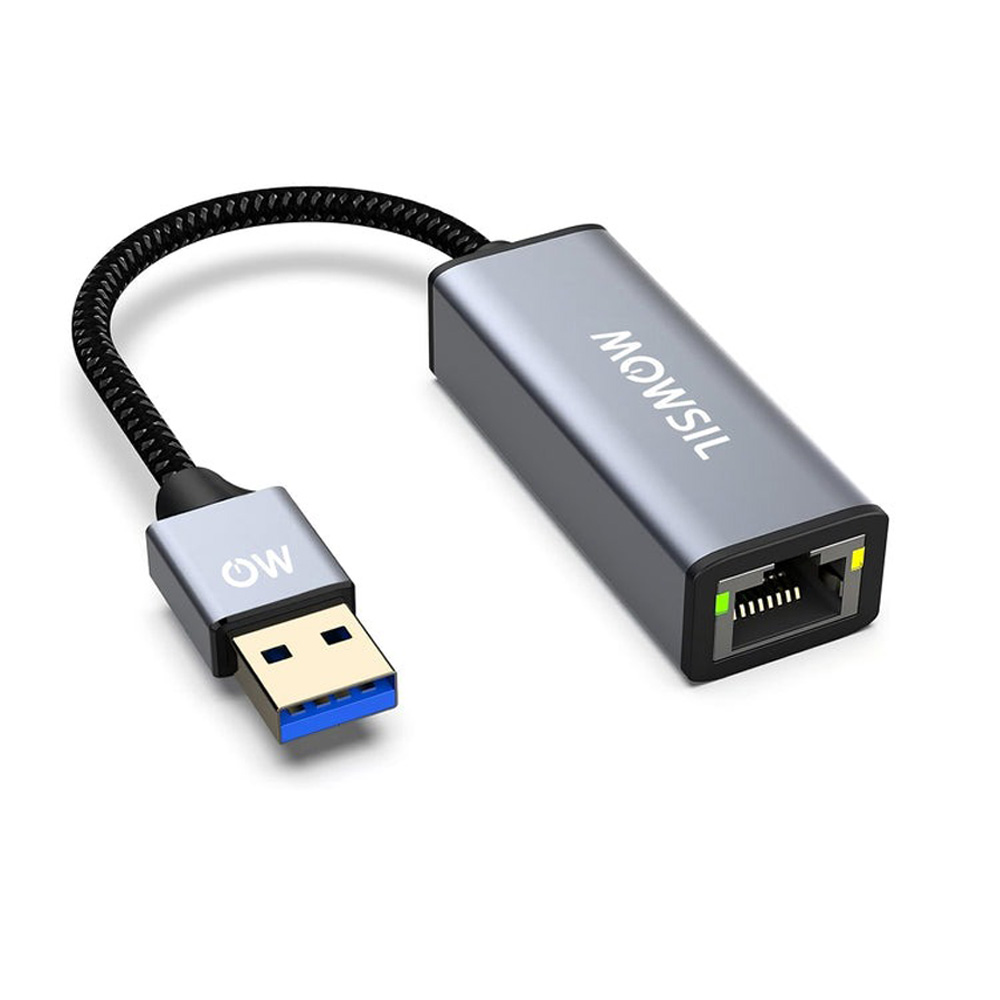 MOWSIL USB 3.0 TO RJ45 GIGABIT ETHERNET ADAPTER MOULN