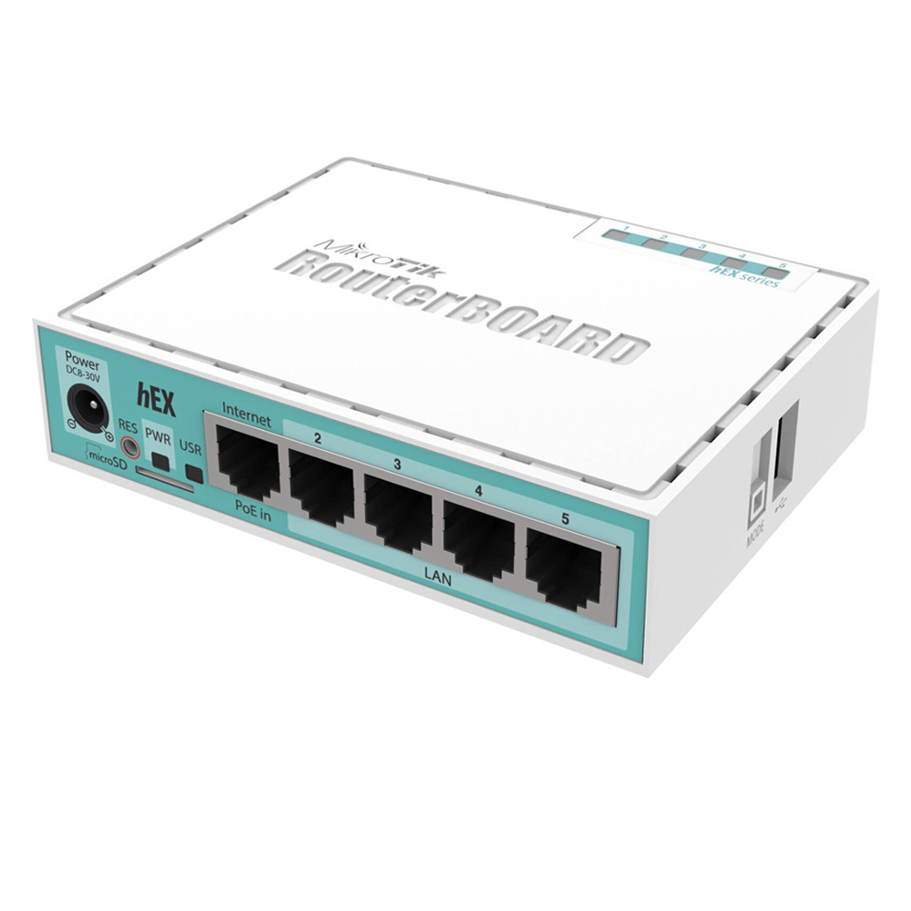 MIKROTIK HEX SERIES RB750GR3 5-PORT ETHERNET GIGABIT ROUTER