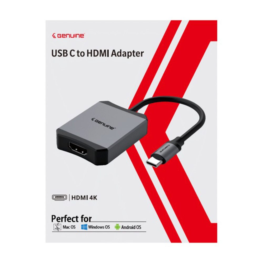 GENUINE USB C TO HDMI ADAPTER 4K 60Hz GN-TC41C-C5 - Image 3