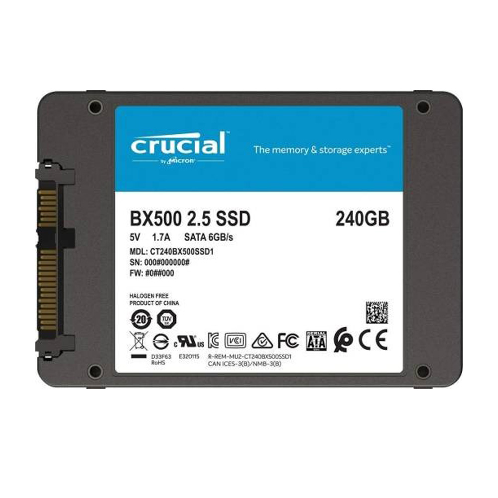 CRUCIAL BX500 SATA 2.5 SSD 240GB - Image 3