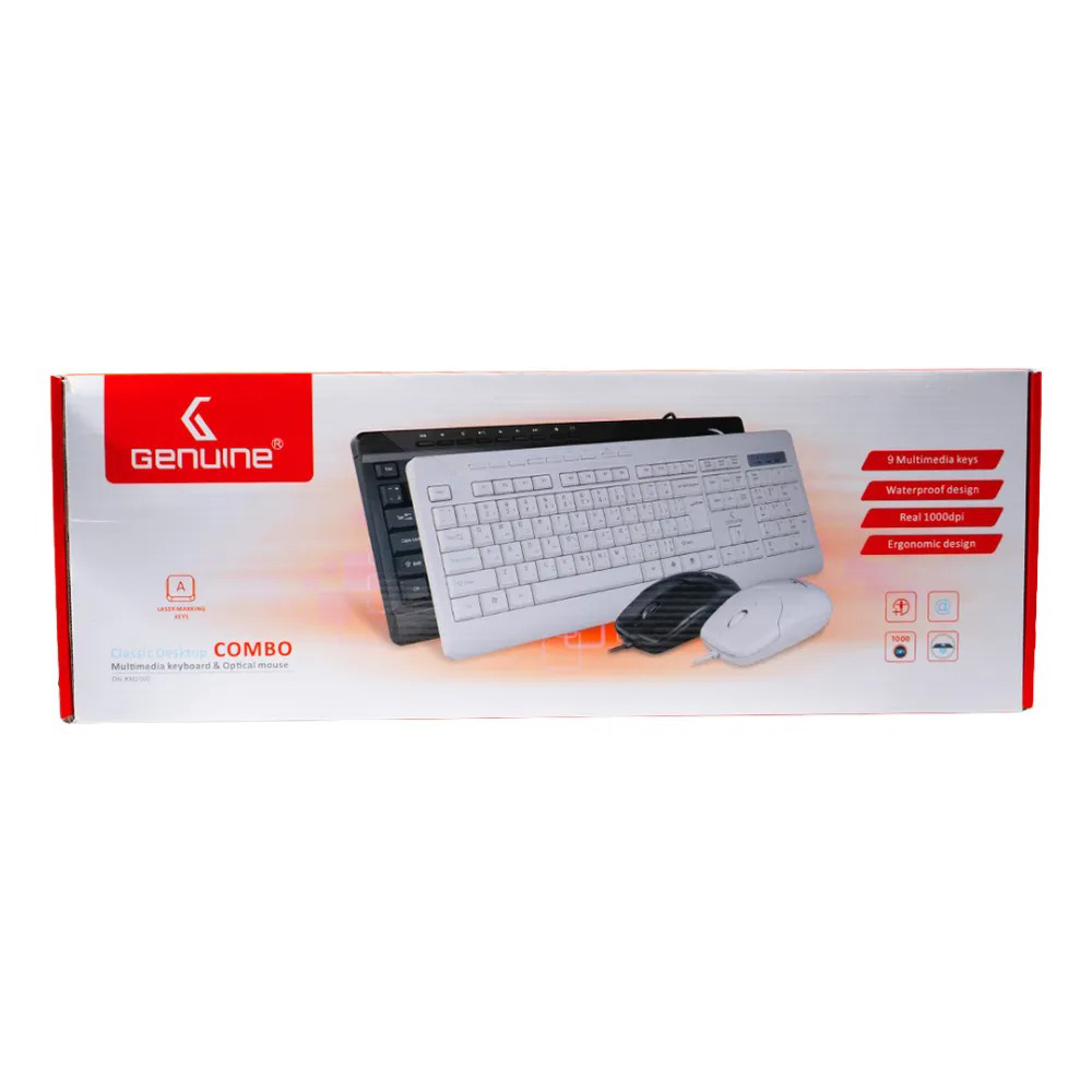 GENUINE WIRED KEYBOARD&MOUSE GN-KM2000