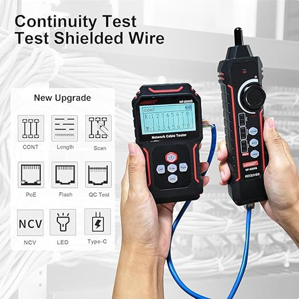 NOYAFA NF-8209S UPGRADE NETWORK CABLE TESTER - Image 5