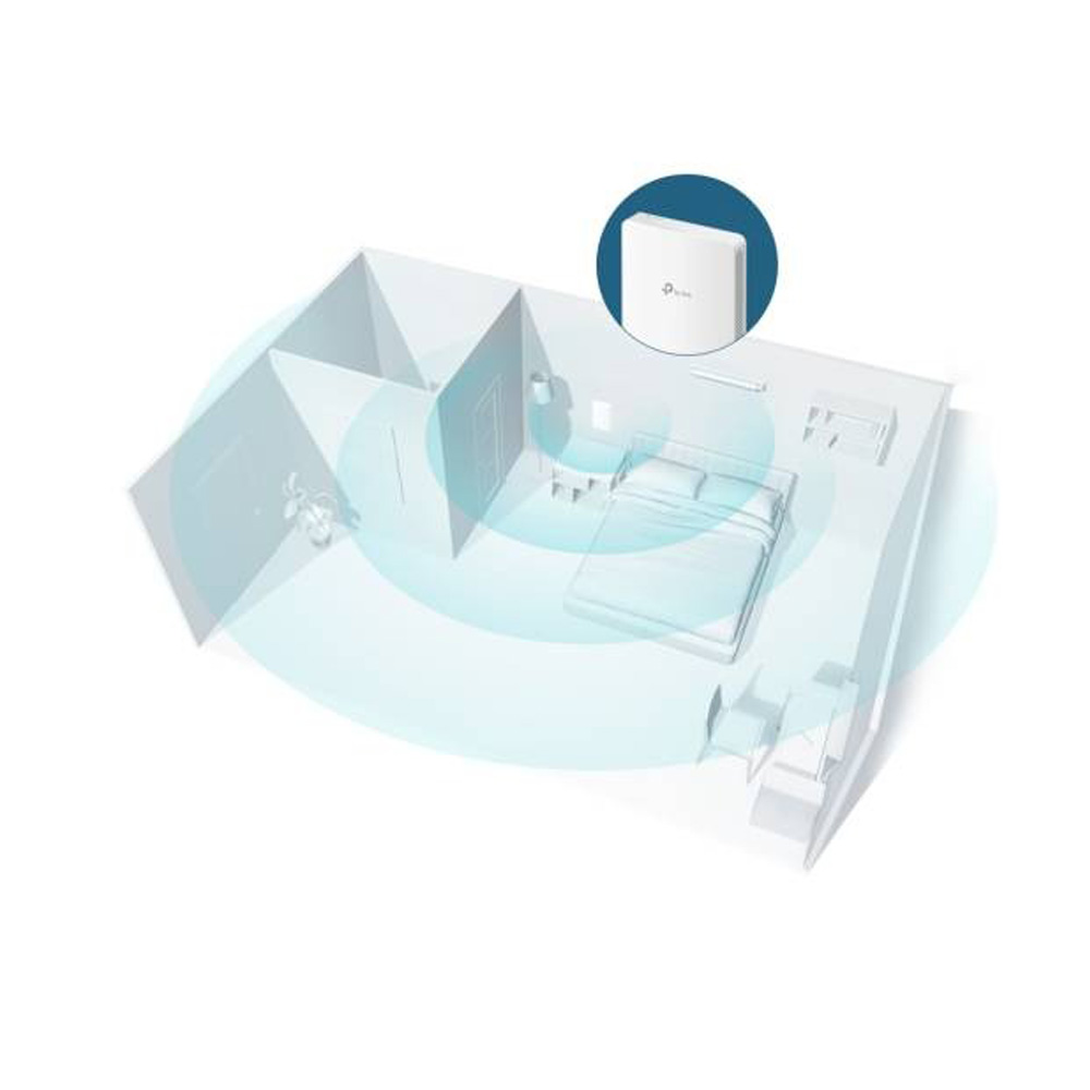 TP-LINK OMADA AC1200 WIRELESS GIGABIT WALL PLATE ACCESS POINT EAP235-WALL - Image 4