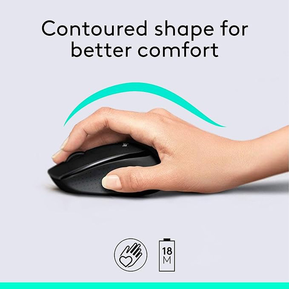 LOGITECH WIRELESS KEYBOARD AND MOUSE COMBO MK345 - Image 5