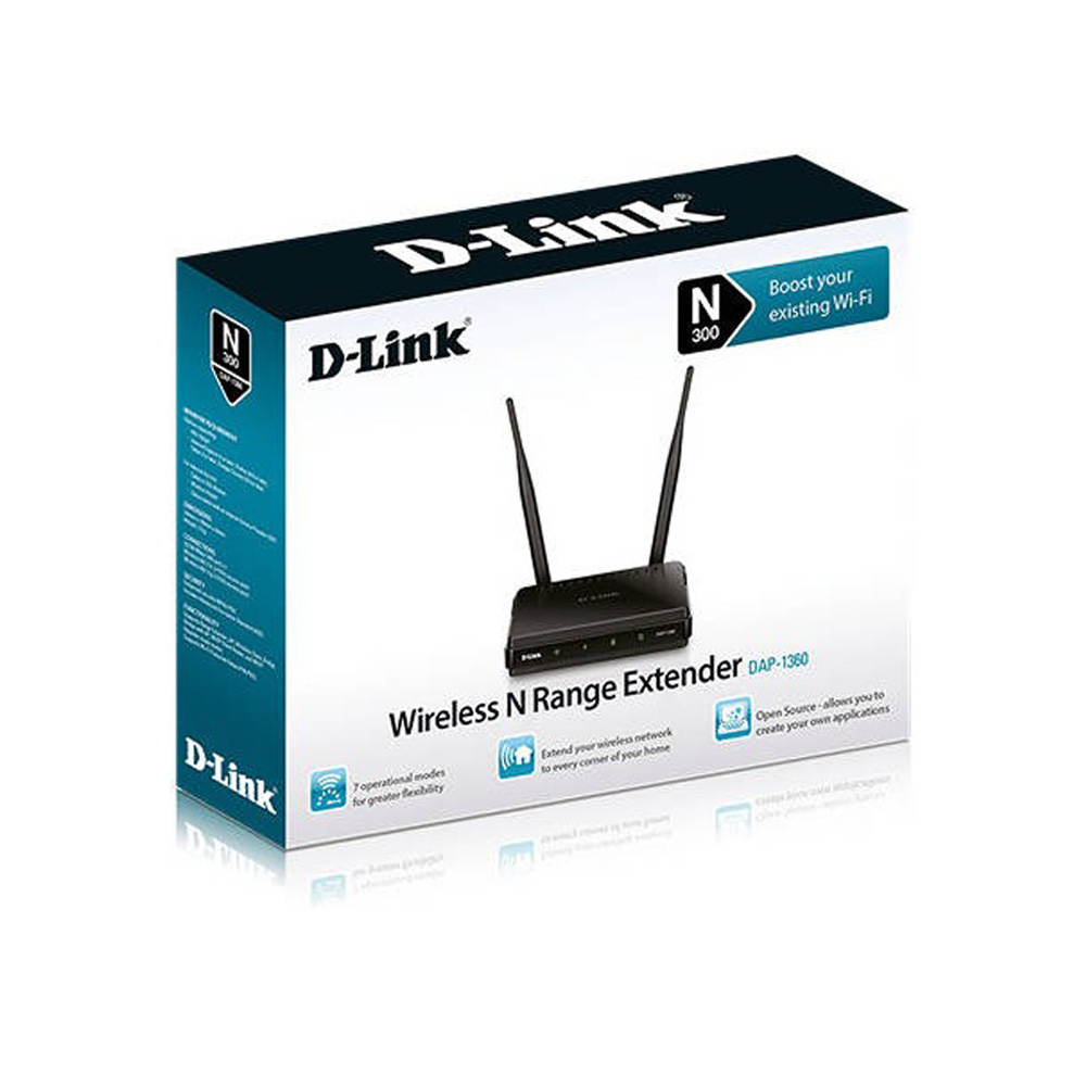 D-LINK N300 DUAL BAND WIFI RANGE EXTENDER/ACCESS POINT DAP-1360 - Image 5