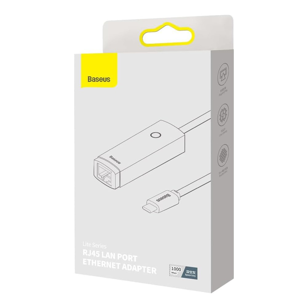 BASEUS AIRJOY USB-C TO RJ45 LAN PORT ETHERNET ADAPTER PB3353Z-P0A1 - Image 7