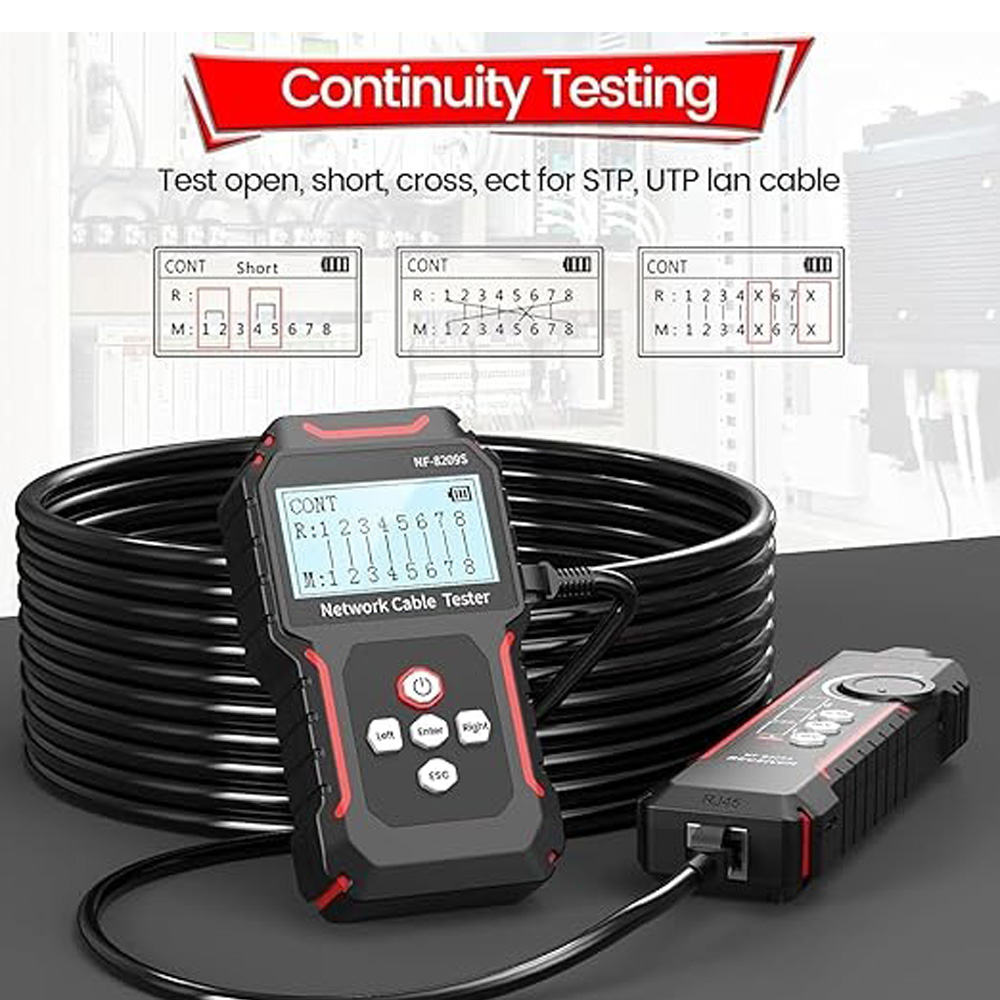 NOYAFA NF-8209S UPGRADE NETWORK CABLE TESTER - Image 6