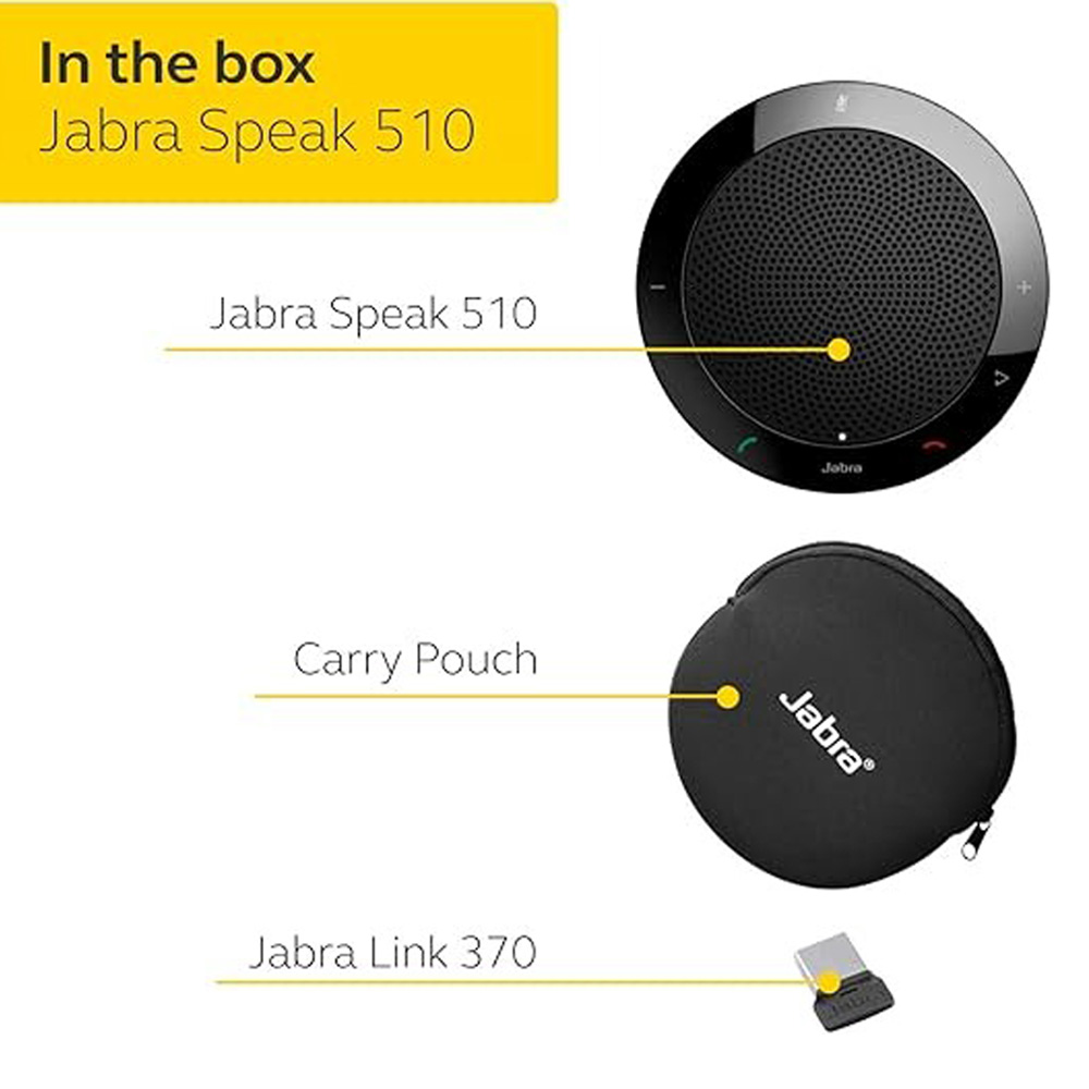 JABRA SPEAK 510 MS USB AND BLUETOOTH SPEAKER 7510-109 - Image 6