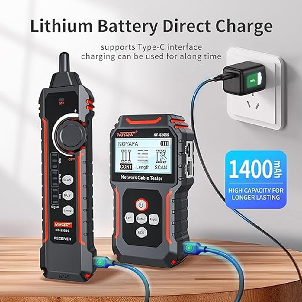 NOYAFA NF-8209S UPGRADE NETWORK CABLE TESTER - Image 7