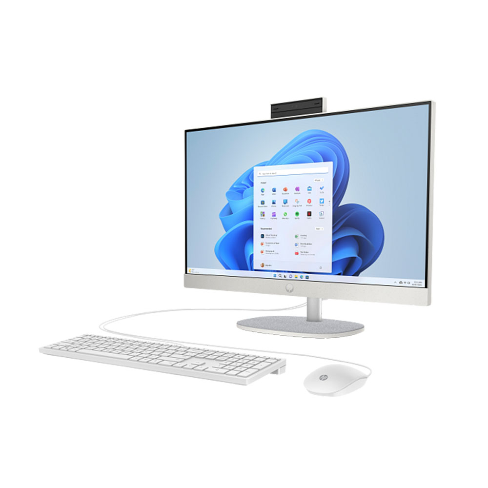 HP All-in-One 24-cr0309nh PC, i5-1334U, 8GB RAM, 512GB SSD, 23.8″ FHD IPS Anti-glare Display, Windows 11 Pro, White - Image 2