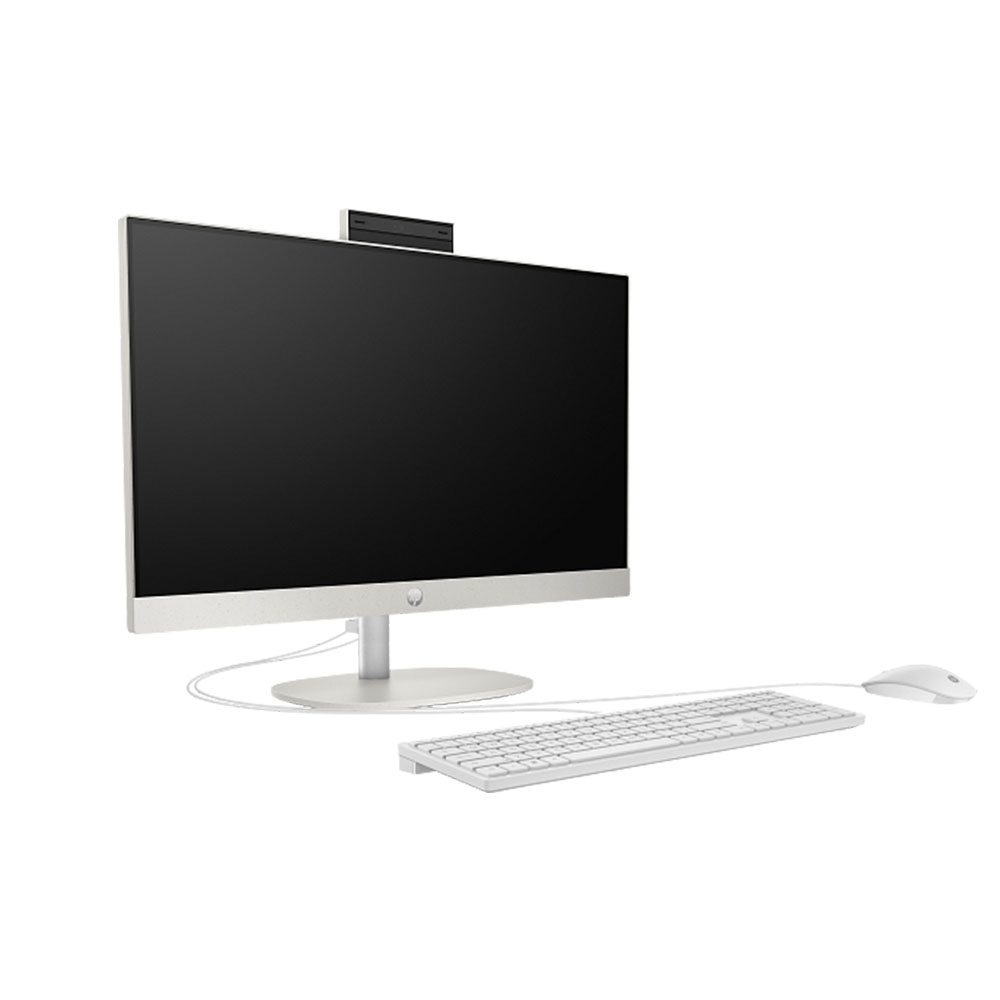HP All-in-One 24-cr0309nh PC, i5-1334U, 8GB RAM, 512GB SSD, 23.8″ FHD IPS Anti-glare Display, Windows 11 Pro, White - Image 3