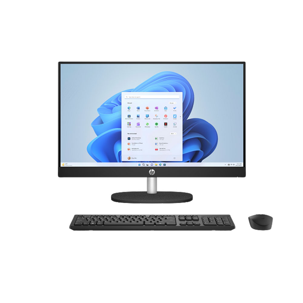 HP All-in-One 24-cr0343nh i5-1334U, 8GB RAM, 512GB SSD, 23.8"FHD (1920 x 1080), Touch, IPS, Three-sided micro-edge, Anti-glare Display, Windows 11 Pro, Black