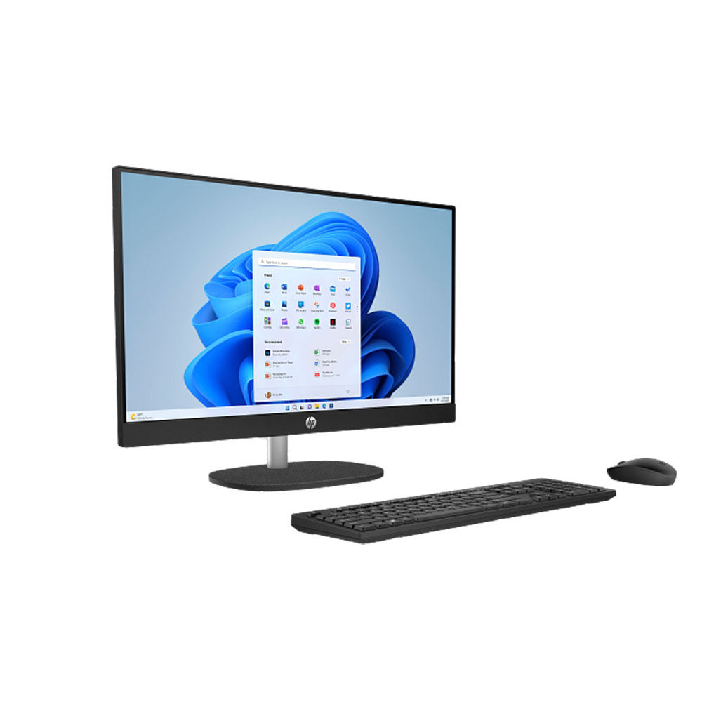 HP All-in-One 24-cr0343nh i5-1334U, 8GB RAM, 512GB SSD, 23.8"FHD (1920 x 1080), Touch, IPS, Three-sided micro-edge, Anti-glare Display, Windows 11 Pro, Black - Image 3