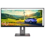LENOVO ThinkVision P34WD-40 Monitor, 34" WQHD (3440x1440) IPS display, Anti-glare , 24Hz - 120Hz, Eclipse Black