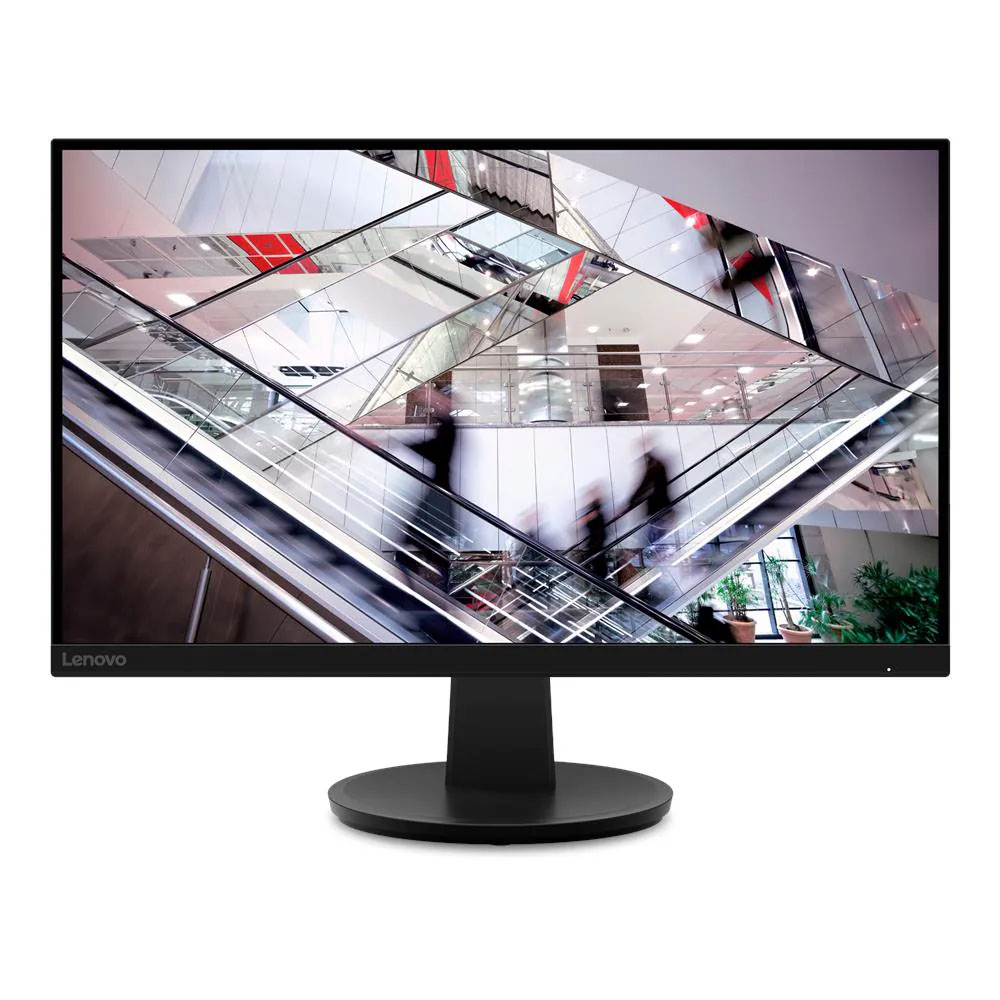 Lenovo N27q Monitor, 27" QHD (2560 x 1440) IPS display, Anti-glare, 48Hz - 100Hz, Flicker Free, Black