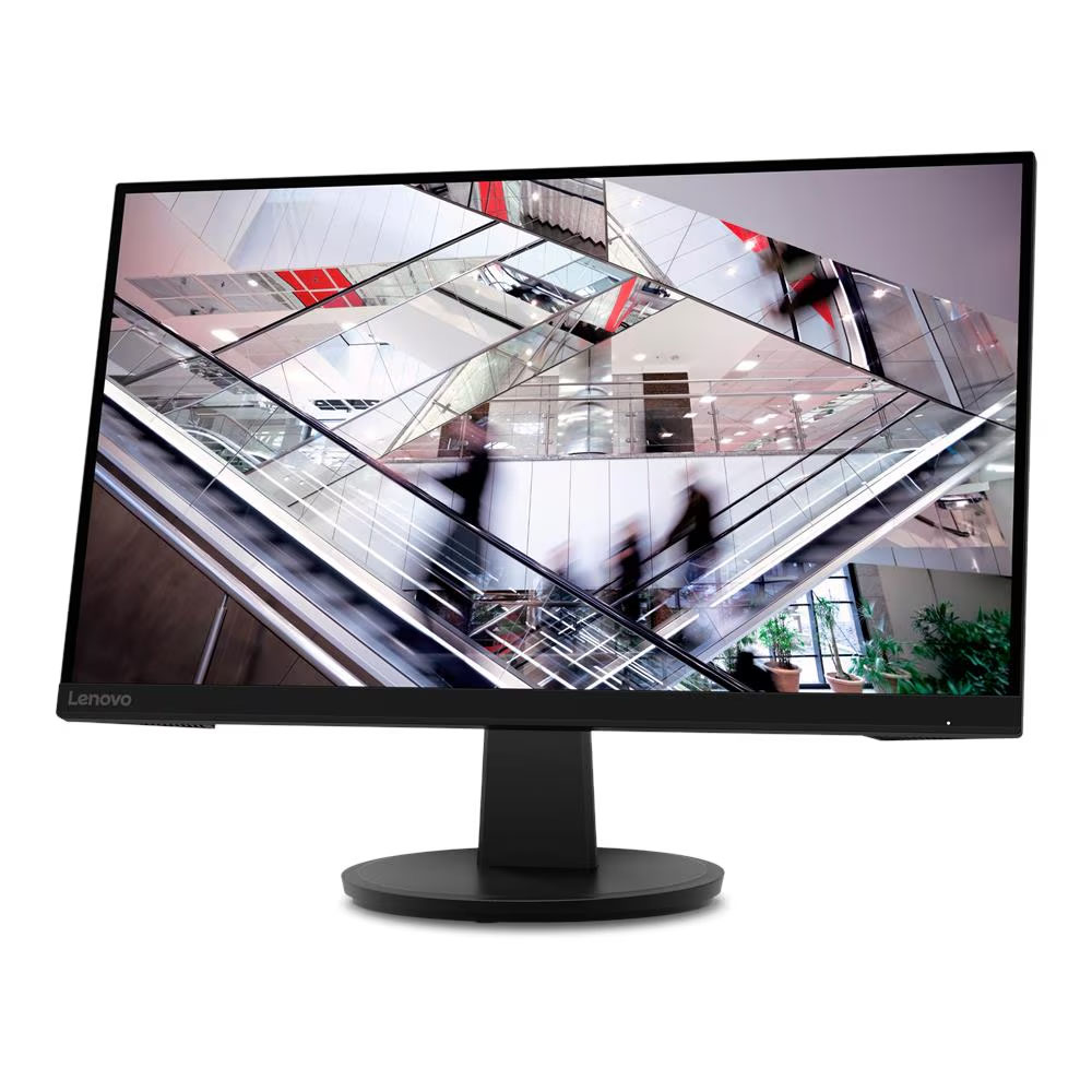 Lenovo N27q Monitor, 27" QHD (2560 x 1440) IPS display, Anti-glare, 48Hz - 100Hz, Flicker Free, Black - Image 3