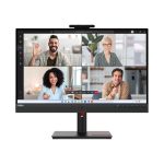 Lenovo ThinkVision T27hv-30 Monitor, 27" QHD (2560x1440) IPS display, Anti-glare, 75Hz, Ethernet, Microphone, Webcam, Speakers, Raven Black